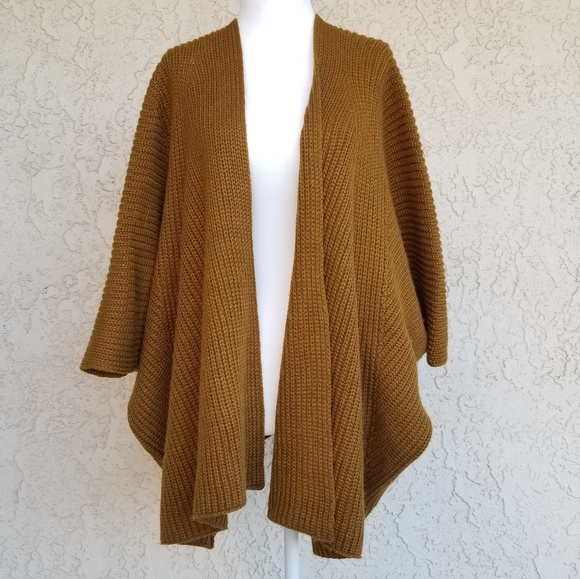 Anthropologie Sweaters - Akemi + Kin knit cozy mustard open cardigan
